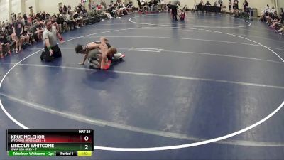 90 lbs Round 1 (6 Team) - Lincoln Whitcome, Iowa USA Grey vs Krue Melchor, Wyoming Renegades