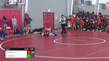 184 lbs Finals (2 Team) - Kayleb Venema, Muskegon CC vs Gavin Layman, Ohio Northern
