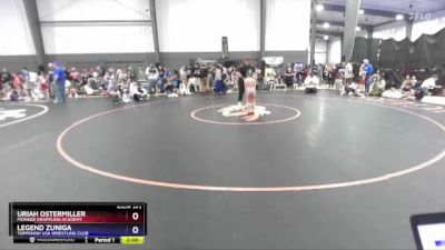 59 lbs Round 4 - Uriah Ostermiller, Pioneer Grappling Academy vs Legend Zuniga, Toppenish USA Wrestling Club