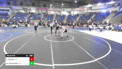 110 lbs Round Of 16 - Colby Payne, Pomona Elite vs Mateo Hernandez, Montrose Elite