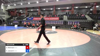 191 lbs Consi Of 8 #2 - Elisa Robinson, Baker (Kan.) vs Kenisha Jacsaint, Doane (Neb.)