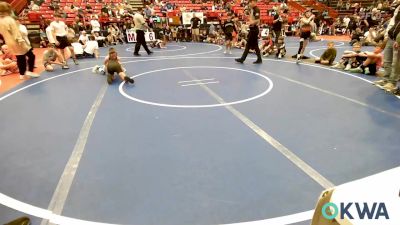 68 lbs Rr Rnd 3 - Caden Bowling, Wildcats vs Nash Denison, Team Tulsa Wrestling Club