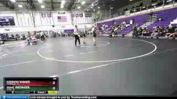 120 lbs Round 1 (32 Team) - Isaac Riedinger, Ki-Be vs Gannon Wisher, Flathead