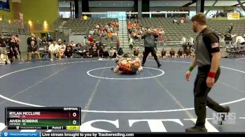 190 lbs Semifinals (8 Team) - Rylan McClure, Cushing vs Aiven Robbins, Catoosa