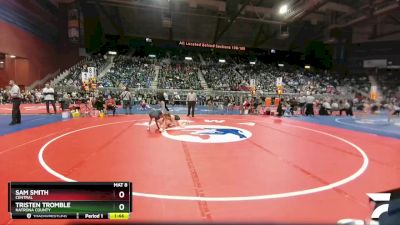 4A-106 lbs Quarterfinal - Sam Smith, Central vs Tristen Tromble, Natrona County