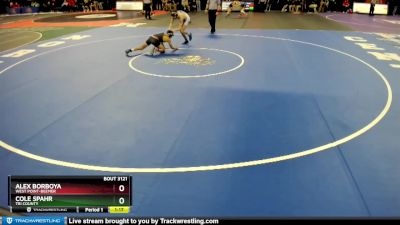 Quarterfinal - Alex Borboya, West Point-Beemer vs Cole Spahr, Tri County