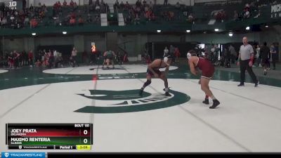 125 lbs Quarterfinal - Joey Prata, Oklahoma vs Maximo Renteria, Illinois