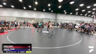 220 lbs Quarterfinals (8 Team) - Adam Farha, California Gold vs Ezekial Starr, Georgia Blue