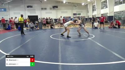 160-C lbs Consi Of 8 #2 - Michael Giannoni, NY vs Braxton Johnson, WV