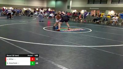 220 lbs Round 1 (8 Team) - James Miller, Delaware vs Dustin Edenfield, Camden Greasers