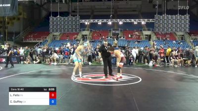 160 lbs Cons 16 #2 - Luca Felix, Pennsylvania vs Collin Guffey, California