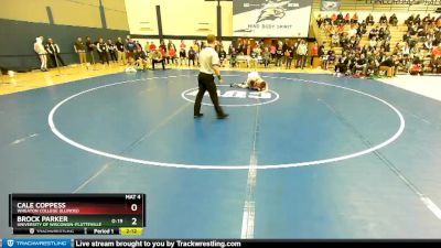 149 lbs Prelim - Cale Coppess, Wheaton College (Illinois) vs Brock Parker, University Of Wisconsin-Platteville