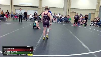 96 lbs Round 6 (8 Team) - Preston Pas, Glasgow WA vs Landon Blevins, Team Minion