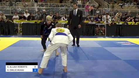KIANOA ALIJAH ROBERTS vs XANTIAGO EMILIO MUKAI 2024 Pan Jiu Jitsu IBJJF Championship