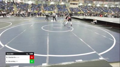 88 lbs Semifinal - Brynn Oesterle, Glenwood Springs Middle School vs Kamryn Brumley, D11 Allstars