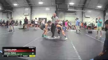110 lbs Round 4 (6 Team) - Sophia Perez, Reverance Wrestling Club vs Ceanna Owen, Team Palmetto