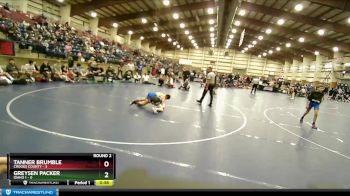 92 lbs Round 2 (4 Team) - Greysen Packer, Idaho 1 vs Tanner Brumble, Crooks County