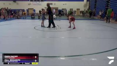 70 lbs Quarterfinal - Owen Macoff, Legacy Dragons vs Paul Regalbuto, NOVA Wrestling Club