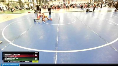 105 lbs Rd# 6- 9:00am Saturday Final Pool - Mason Comegys, Maryland Gold vs Devan Garcia, Team Michigan