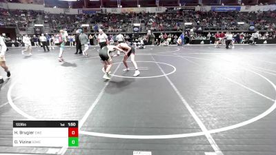 133 lbs Round Of 16 - Hayden Brugier, Crusader Wrestling Club vs Dylan Vizina, SOWELA CREW