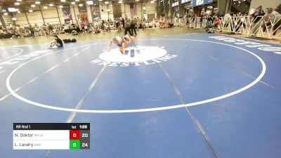 182 lbs Rr Rnd 1 - Nick Doktor, Myland Wrestling Academy vs Levi Landry, 84 Athletes Red