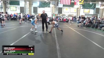 76 lbs Round 2 (4 Team) - Arav Pandey, Terps Xpress vs Elijah Adams, AACO Allstars