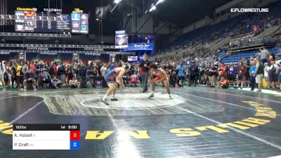 182 lbs Cons 8 #1 - Ashton Habeil, Florida vs Peyton Craft, New Jersey