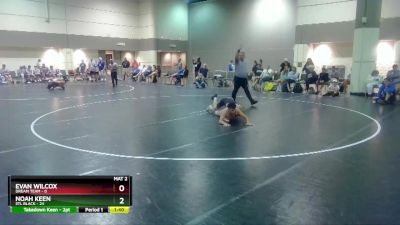 132 lbs Round 2 (16 Team) - Noah Keen, STL Black vs Evan Wilcox, Dream Team