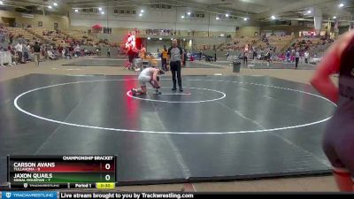 182 lbs Semis & 1st Wb (8 Team) - Carson Burkholder, Signal Mountain vs Connor Avans, Tullahoma