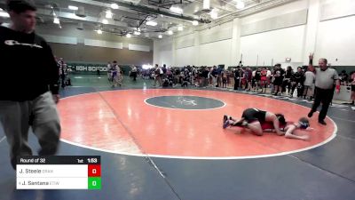 106 lbs Round Of 32 - Justin Steele, Orange Lutheran vs Julian Santana, Etiwanda