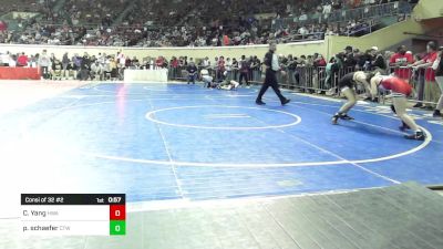 101 lbs Consi Of 32 #2 - Claire Yang, HURRICANE WRESTLING ACADEMY vs Paytin Schaefer, Cleveland Tiger Wrestling