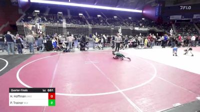 54 lbs Quarterfinal - Hawkins Hoffman, Green River Grapplers vs Pierce Trainor, Silverback WC