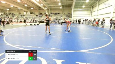 152 lbs Rr Rnd 3 - Joshua Warland, Journeymen Wrestling Club vs Noah Brinchek, Capital City Wrestling Club