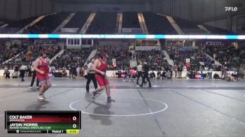 285 lbs Cons. Round 1 - Colt Baker, Burlington vs Jaydin Morris, Bonner Springs Wrestling Club