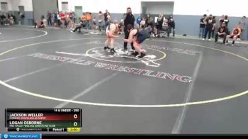 250 lbs X Bracket - Jackson Weller, PIONEER GRAPPLING ACADEMY vs Logan Osborne, MID-VALLEY WOLVES WRESTLING CLUB