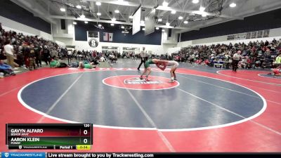 120 lbs Cons. Round 2 - Gavyn Alfaro, Bishop Amat vs Aaron Klein, Poway