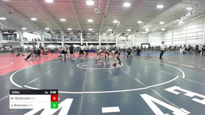 130 lbs Consi Of 4 - Maxwell McDonald, Natick vs Jacob Bramson, New England Gold WC