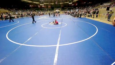 80 lbs Round Of 16 - Kyran Anderson, Fort Gibson Youth Wrestling vs Kristian Graff, R.A.W.