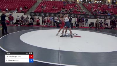 72 kg Rnd Of 32 - Jadon Skellenger, Team Idaho Wrestling Club vs Cade Lierman, Mustang Wrestling Club