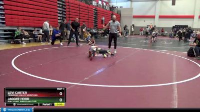 45 lbs Quarterfinal - Levi Carter, Tennessee Valley Wrestling vs Jagger Hood, Gulf Coast Wrestling Club