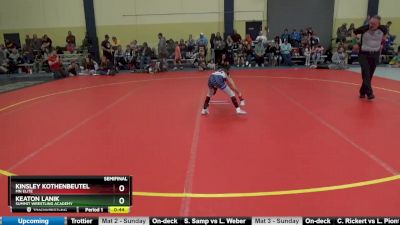 55 lbs Semifinal - Kinsley Kothenbeutel, MN Elite vs Keaton Lanik, Summit Wrestling Academy