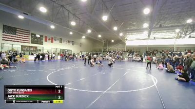 138 lbs Quarterfinal - Onyx Kunsaitis, East Idaho Elite vs Jack Burdick, Carbon