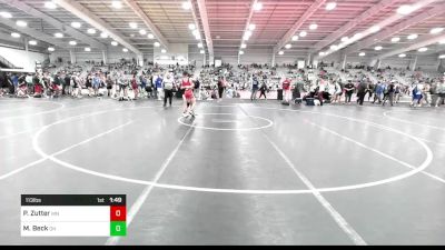 113 lbs Round Of 128 - Parker Zutter, MN vs Maxwell Beck, OH