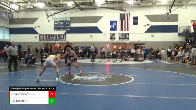 106 lbs Championship Bracket - Caden Gallet, St Thomas Aquinas vs Caeleb Hutchinson, Manhattan