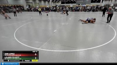 120 lbs Cons. Round 2 - Jair Lopez, Arlington Wrestling Club vs Louden Elliott, Betterman Elite Wrestling