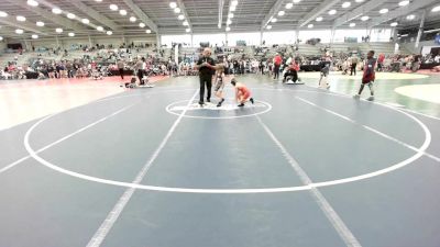 56 lbs Rr Rnd 3 - Brock Taylor, Quest School Of Wrestling Elem vs Joshua Strode, Illinois Orange & Blue