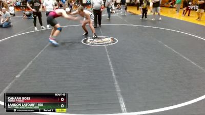 150/170 Round 3 - Landon LaTour** 150, The Storm Wrestling Center vs Canaan Goss, Morris Fitness