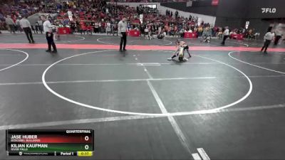 84 lbs Quarterfinal - Jase Huber, Boscobel Bulldogs vs Kilian Kaufman, River Falls