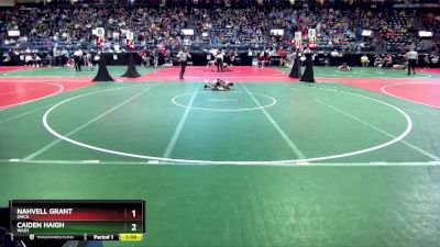 50 lbs Quarterfinal - Caiden Haigh, WAD1 vs Nahvell Grant, OHCA