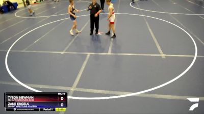 136 lbs Round 5 - Tyson Newman, MN Elite Wrestling Club vs Zane Engels, Summit Wrestling Academy